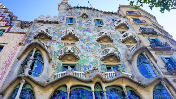Casa Batlló in Barcelona, Spain