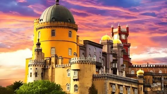 葡萄牙里斯本-辛特拉 佩納宮-羅卡角-摩爾人城堡-包車-精選