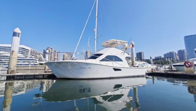 【廈門遊艇包船出海】廈門五緣灣46呎豪華Fairway遊艇包船出海海釣贈送水果飲品