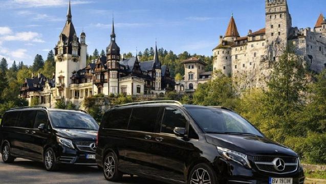 3 Castles Brasov |Mercedes & Hotel Pickup| Peles Bran Cantacuzino