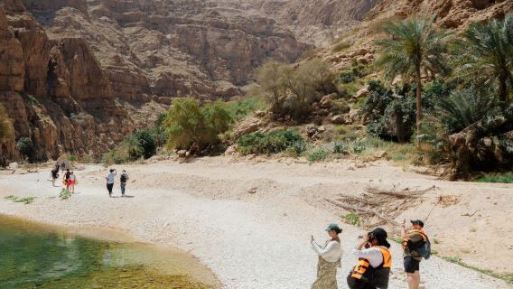 From Muscat: Wadi Shab & Bimmah Sinkhole Full-Day Tour