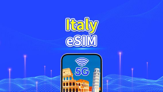 Italy eSIM | 5G/4G | Daily/Total Data Package | 1-30 days | 24-Hour Billing | QR code
