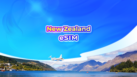 New Zealand 5G eSIM | Daily package/data package | 24-hr billing | QR code