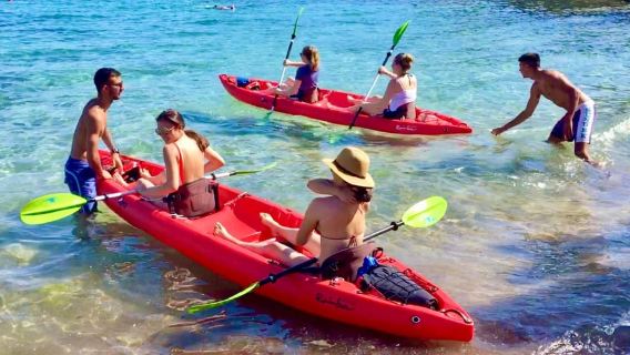 Sardinia: Morning Kayak Tour + Snorkeling and Local Aperitif