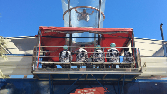 Montpellier: Free fall simulation for an Adult: 2 flights