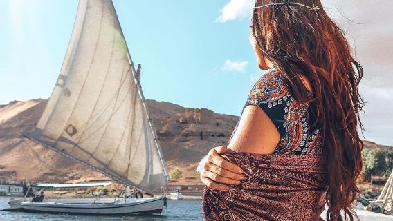 парусная лодка/парусное судно, живописные виды вдоль Нила | Встреча в нескольких местах (Каир, Луксор, Асуан)