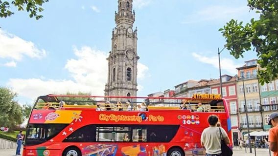 City Sightseeing Porto: autobus hop-on hop-off da 48 ore + crociera e degustazione nel porto