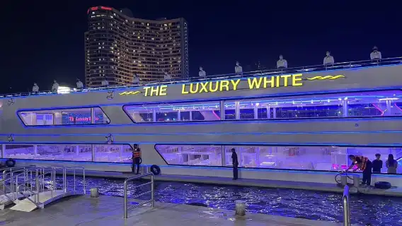 The Luxury White Dinner Cruise @ ICONSIAM Pier Bangkok [New Cruise Boat]