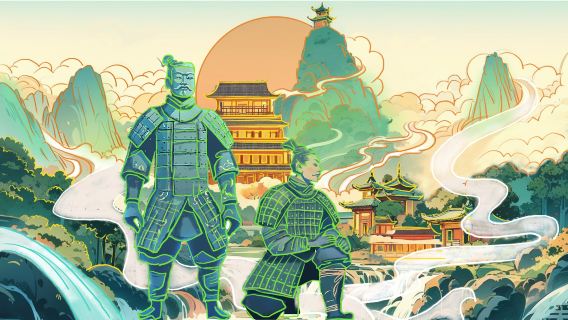 thuê xe riêng đất nung, Bảo tàng Tây An, Phố Hồi giáo và Quảng trường Tháp Chuông và Trống