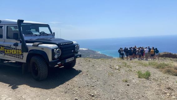 From Heraklion: Guided Jeep Safari with Winery Visit & Lunch