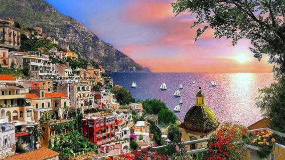 Da Napoli: gita di un giorno a Sorrento, Positano e Amalfi in autobus