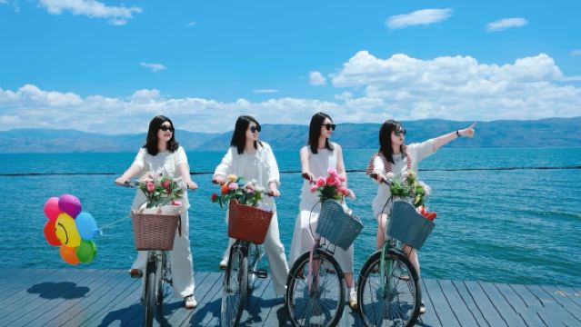 大理360°環洱海包車一日遊喜洲/雙廊/S灣/理想邦/文筆村