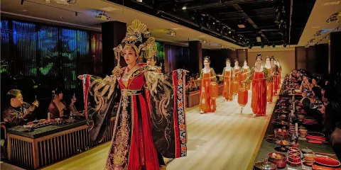 洛陽武皇盛宴體驗(老城十字街店)(帝王享受+華裳樂舞+宮廷珍饈+唐裝雅韻+武周風華)