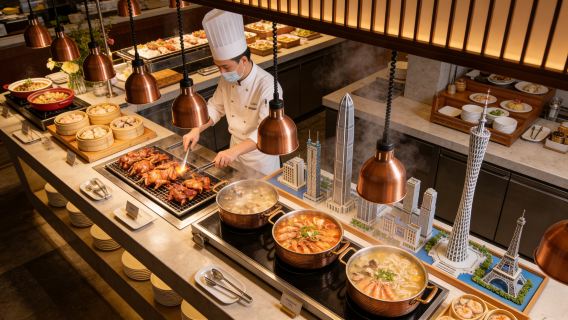 Гуанчжоу, Шэньчжэнь, Чжухай: Коллекция фешенебельных отелей с шведским столом | В каждом городе свой вкус, насладитесь гастрономическим путешествием по миру