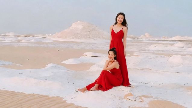 Египет: Черно-белая пустыня - 2 дня и 1 ночь группового тура - катание на песках Сахары, кемпинг, ужин у бедуинского костра - поездка в составе сборной группы/индивидуальный тур - трансфер туда и обратно из отелей в Каире