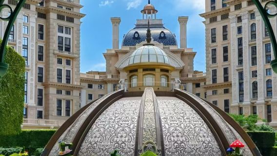 Restaurante buffet del Hotel Grand Lisboa Palace en Macao (experiencia gastronómica internacional + festín de mariscos + barra de comida más larga)