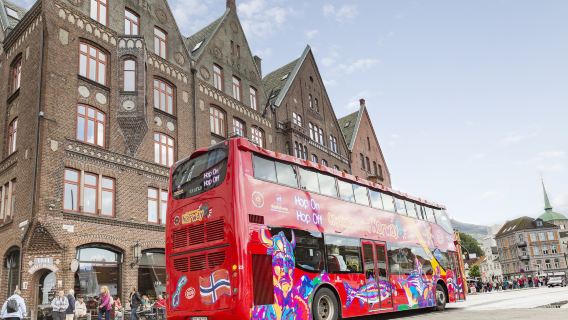 Bergen city sightseeing hop-on hop-off bus
