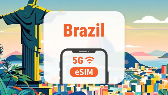 Brazil 5G eSIM | All AI & TikTok | 1–30 Days | QR Code