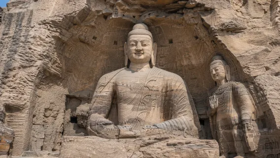 Tur Pribadi | Tur Sehari Klasik Datong: Kuil Gantung + Pagoda Kayu Yingxian + Gua Yungang (Penjemputan dan pengantaran dari pintu ke pintu)