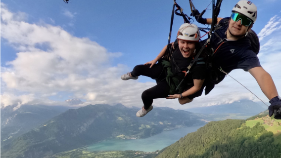 Switzerland Interlaken | Pengalaman luncur layar untuk dua orang