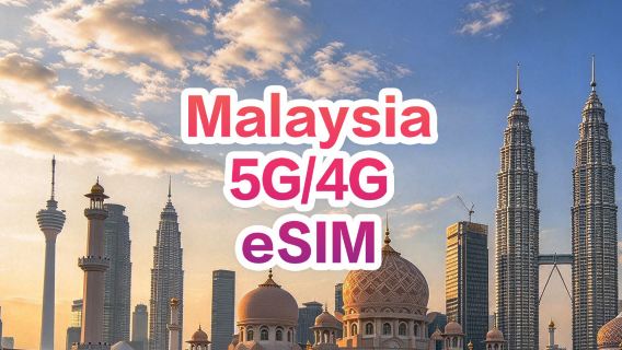 [Malaysia] 4G/5G | eSIM | 1-30 days available | Subscribe and use | Hotspot supported | QR Code
