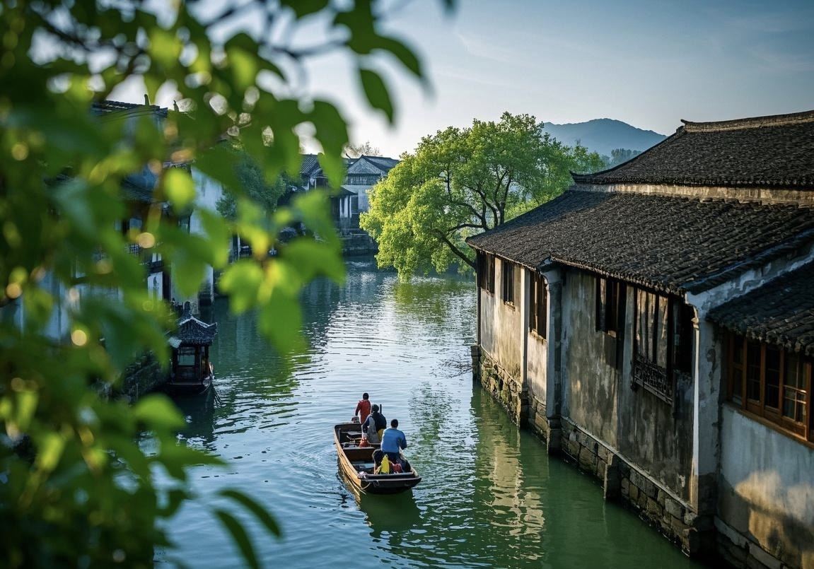 Shanghai Zhujiajiao Ancient Town - A Water Town in Ink-wash Painting Style Day Tour