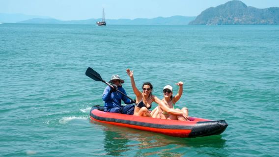 From Phuket: Phang Nga Bay Kayaking+ 007 Island + Cave Exploration + Koh Khai Snorkeling