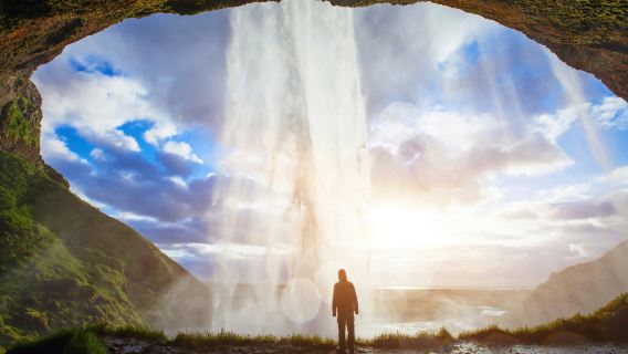 South Coast Waterfalls, Glacier, and Black Sand Beach: Tour from Reykjavik