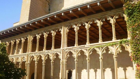 Royal Palace of Olite and Ujue from Pamplona