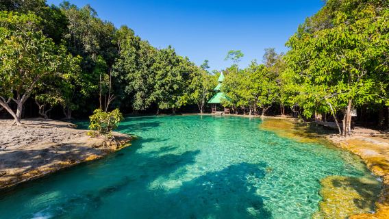 Krabi: Yoga, ATV, Emerald Pool & Blue Lagoon Full-Day Tour