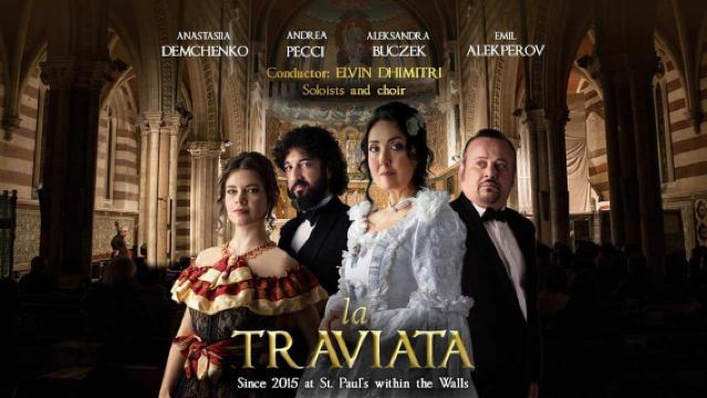 로마: 주세페 베르디의 "라 트라비아타" 라이브 공연