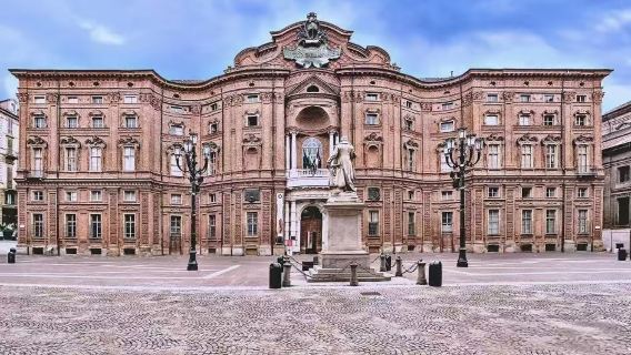 Royal Palace of Turin + Palazzo Carignano + Torino Olympic Stadium