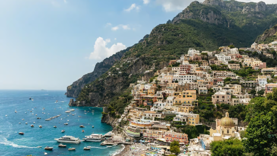 Rome to Amalfi Coast and Positano 1-day tour (including sightseeing cruise ticket)