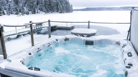 Rovaniemi Finnish Traditional Wooden Sauna/Glass Igloo Sauna + Ice Lake Swimming + Open-Air Hot Spring Bath