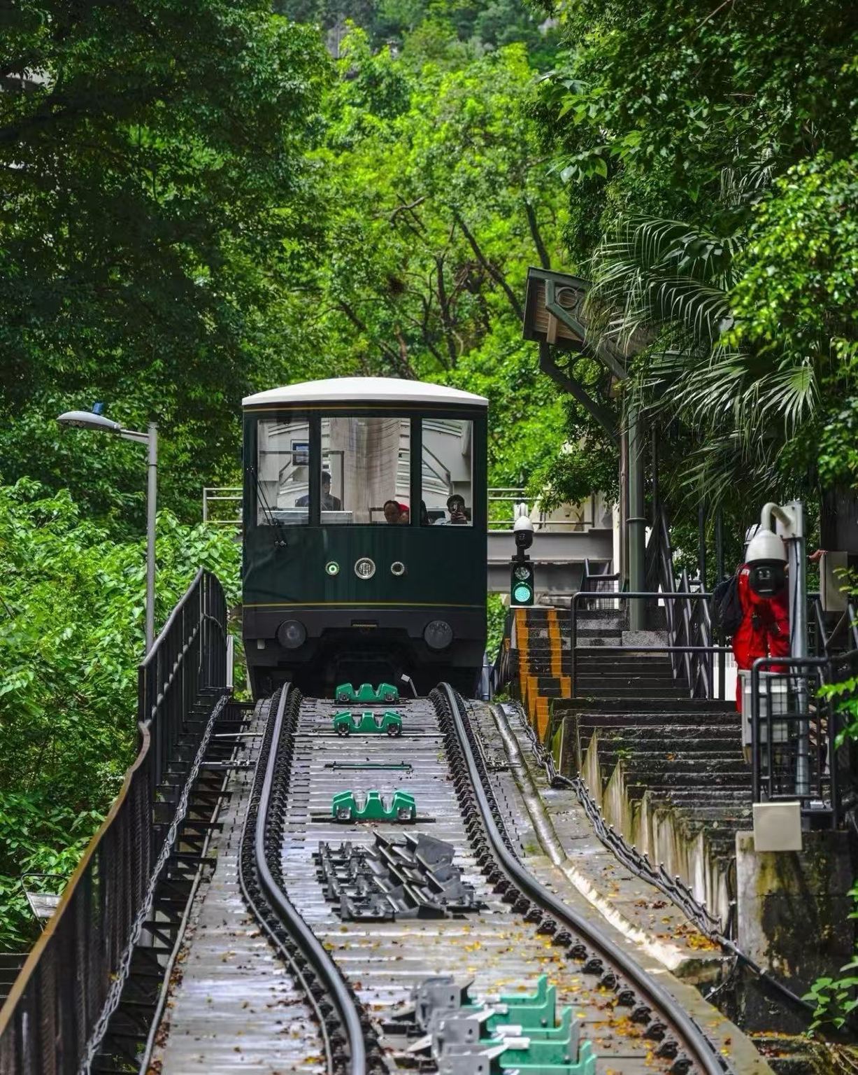 [Scatta foto nelle stesse location dei film! Tour giornaliero con noleggio con conducente esclusivo per il tramonto al Western District Public Cargo Working Area e la vista panoramica dalla vetta di Victoria Peak a Hong Kong]