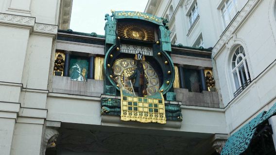 Anker Clock + Schmetterlinghaus + Gasometers of Vienna + Viennese Giant Ferris Wheel day tour [private charter line]