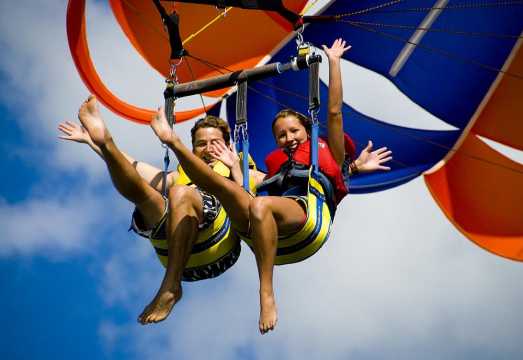 Boracay Island water activities: parasailing, jet ski, diving, helmet diving, island hopping, stand-up paddleboarding, banana boat, crystal kayak,...