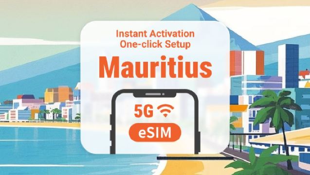 Mauritius 5G eSIM | Full AI- och TikTok-åtkomst | 1–30 dagar | QR-kod