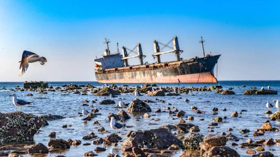 Weihai China tour: Blueness shipwreck + Narxinhai + Maotou Mountain + Torch 8th Street - customizable itinerary