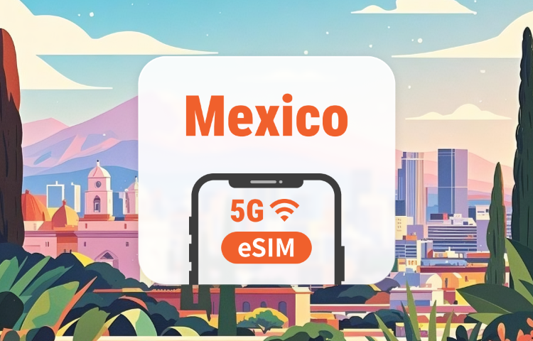 Mexico 5G eSIM | Dual Network • All AI & TikTok | 1–30 Days | QR Code