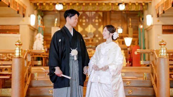 Servizio fotografico per cerimonia nuziale shintoista tradizionale a Kyoto | Heart Art Photo