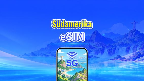 Südamerika eSIM | 5G/4G | Tages-/Gesamt-Datenpaket | 1–30 Tage | 24-Stunden-Abrechnung | QR-Code