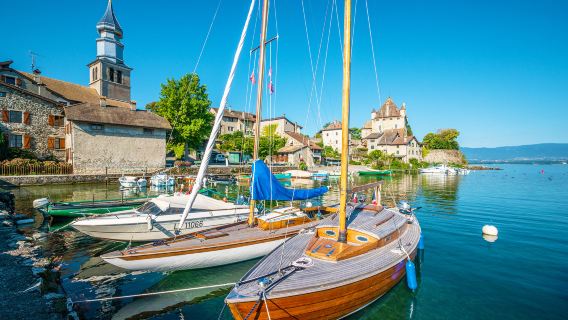 Geneva, Switzerland, Yvoire, France, and The Garden of Five Senses - Yvoire one-day tour