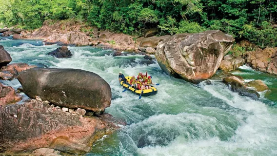 Tour di un giorno in rafting sul fiume Tully a Cairns [con istruttore professionale + cena inclusa + opzione transfer dal centro città]