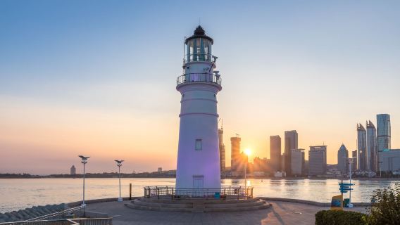 area panoramica costiera di Shandong Qingdao + tour di un giorno in noleggio con conducente esclusivo a noleggio + guida multilingue e interprete cinese e inglese facoltativi