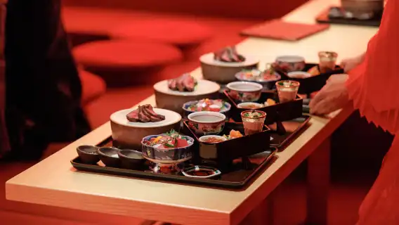 [grandhammer BENITSUYA] Choose 1 of 2 Japanese cuisine courses - Watch wonderful Japanese traditional performances