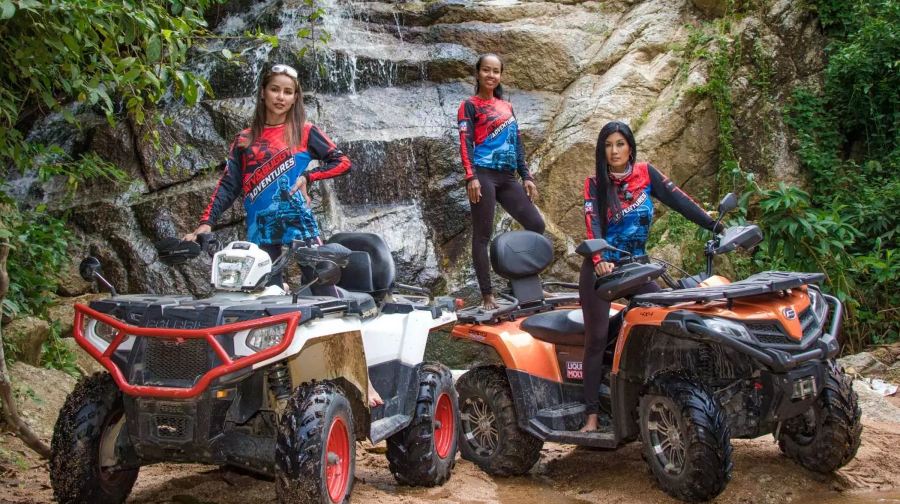 【泰國芭堤雅】全地形車／ATV／越野車冒險：探索鄉村、邂逅瀑布，28公里新手友善