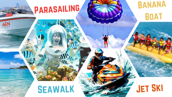 Tour đảo San Hô bằng tàu cao tốc/Koh Larn từ Pattaya, tour một ngày & Hoạt động dưới nước (Tùy chọn)