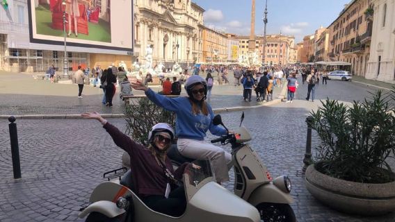 Recorrido en Vespa Sidecar: Lo más destacado de Roma