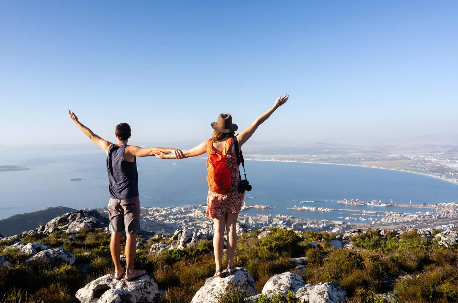 Tour di un giorno in piccolo gruppo esclusivo a Città del Capo, Table Mountain + Capo di Buona Speranza + Boulders Beach, trasferimento incluso dagli hotel in città